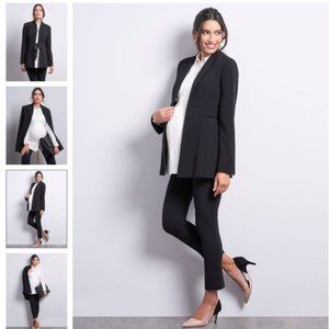 Seraphine Black Tailored Maternity Blazer, Size 4